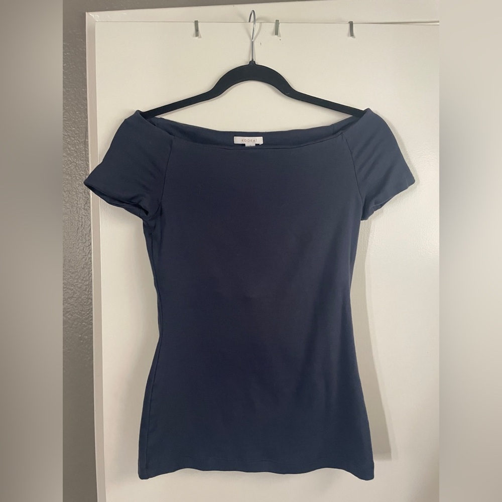 Kookai off shoulder tee -size 1